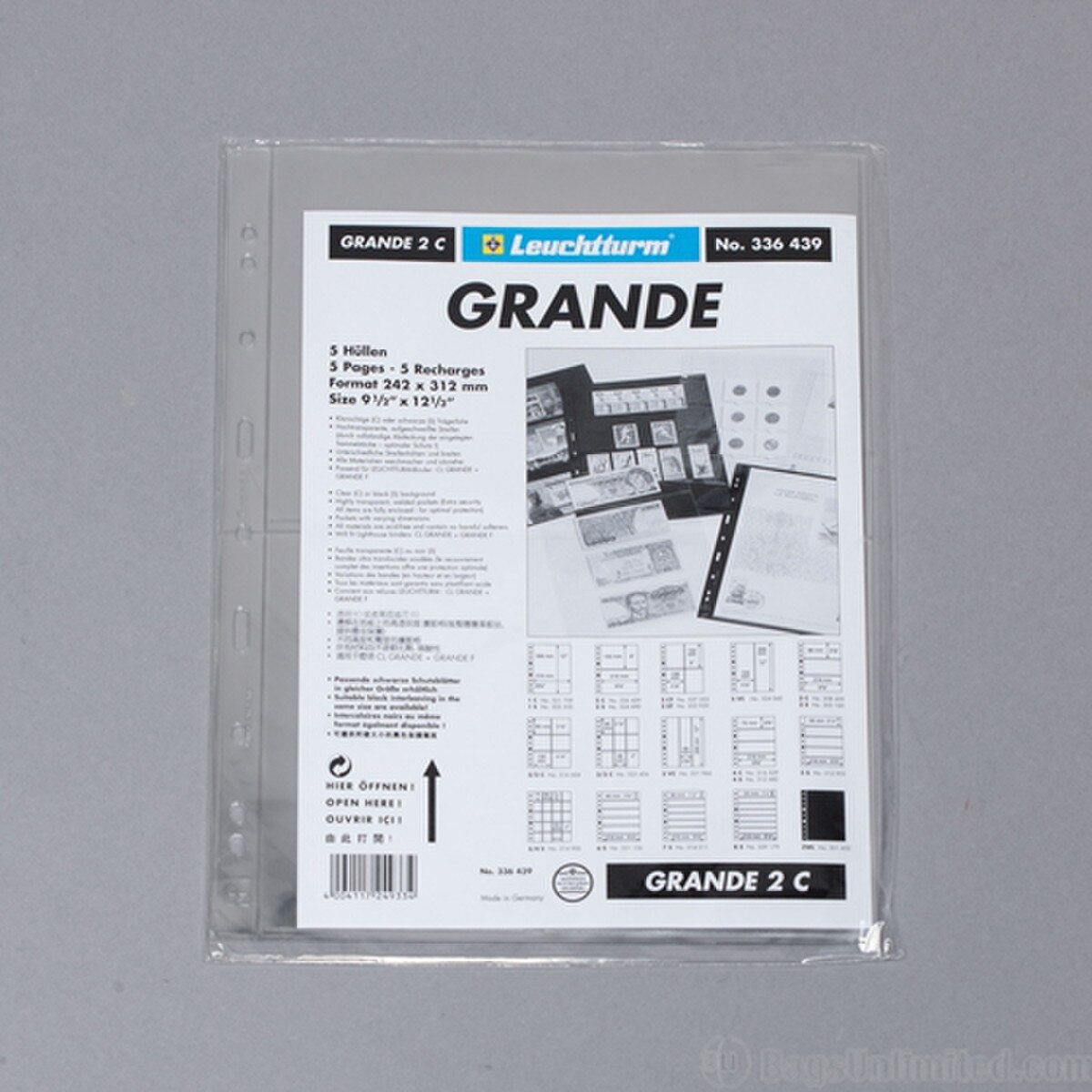 Graded Currency Binder Page